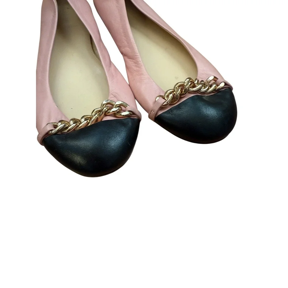 J. CREW Nora cap toe ballet flat 9 pink‎